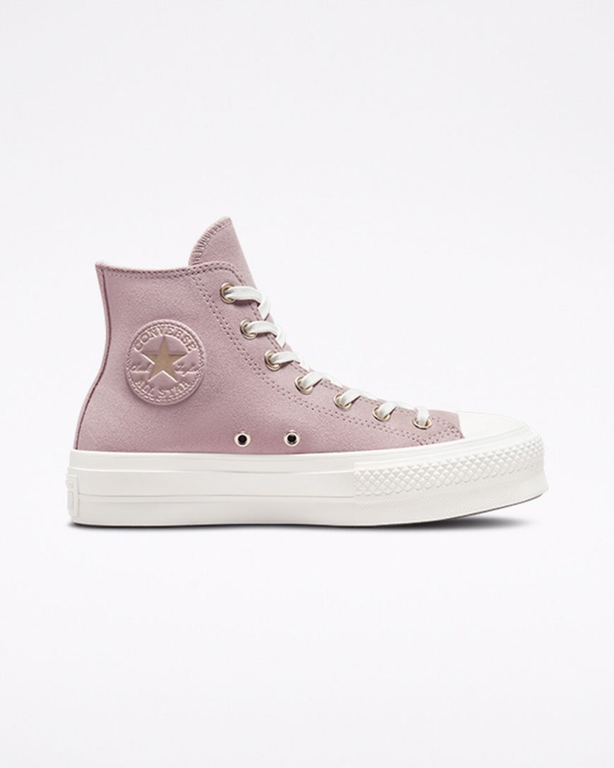 Zapatos Plataforma Converse Chuck Taylor All Star Lift Earthy Neutrals Altas Mujer Gris | PE 5PE280